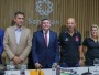 El gobernador Orrego encabezó el lanzamiento oficial de Ironman 70.3 y recorrió la Expo