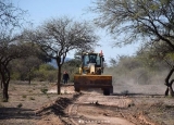 Valle Fértil : Operativo de áridos en Baldes del Rosario
