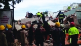 Se desplomó una vivienda y un supermercado: Un muerto y 8 heridos
