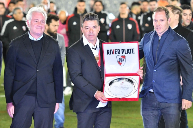 Gallardo: &quot;Mi vínculo con River es para toda la vida y nos volveremos a ver en algún momento&quot;