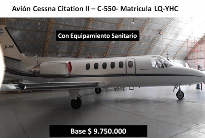 La Caja de Acción Social rematará otro avión