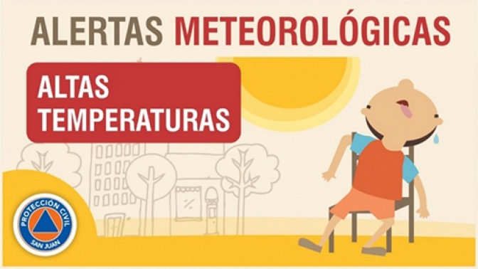 Alerta meteorológica en San Juan con altas temperaturas