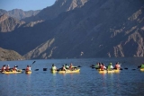 Punta Negra propone disfrutar del kayak en medio del gran espejo