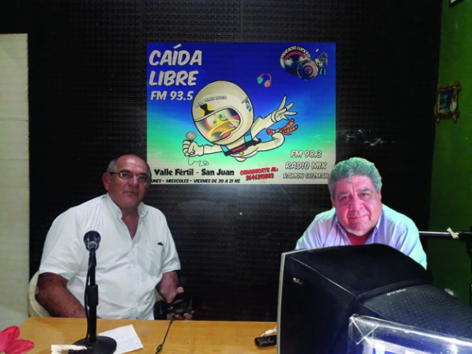 Francisco Pancho Elizondo en el programa &quot;Caida Libre&quot; en la 93.5
