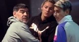 Maradona discutió con Rocío Oliva y tuvo que intervenir la policía