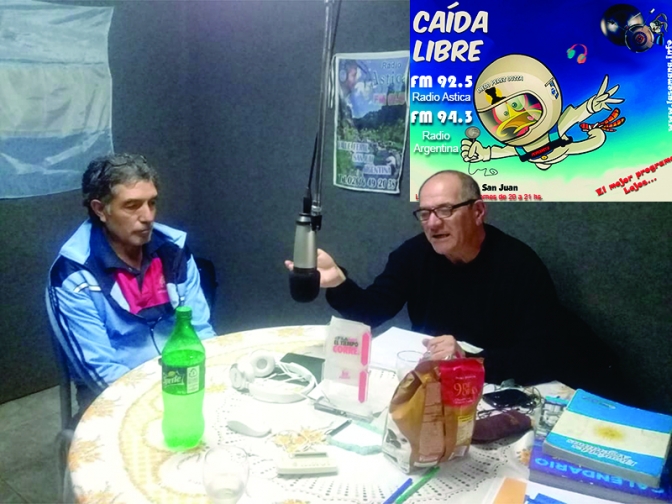 Juan Antonio Monardez en el programa &quot;Caida Libre&quot; Valle Fértil
