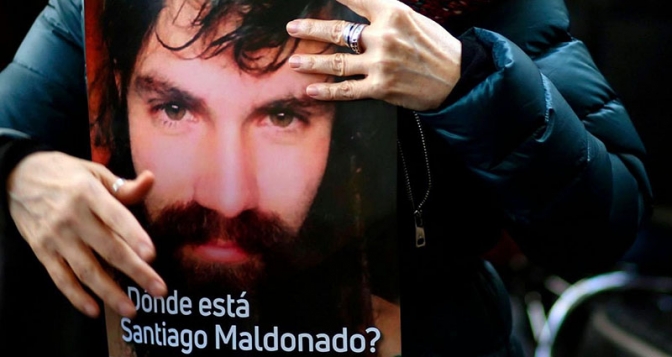 Maldonado: marcha a Plaza de Mayo a un mes de su desaparición