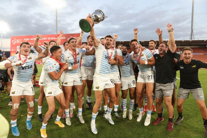 Los Pumas se coronan campeones del Seven de Hamilton con victoria ante los All Blacks