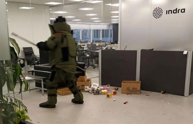 Dos heridos por un sobre bomba que estalló en empresa que controla las PASO
