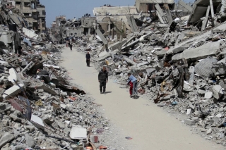 Imágenes de dron muestran una Gaza destrozada tras la guerra