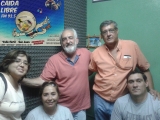 Frente con Vos de Valle F&eacute;rtil en el programa "Caida Libre" en la 93.5