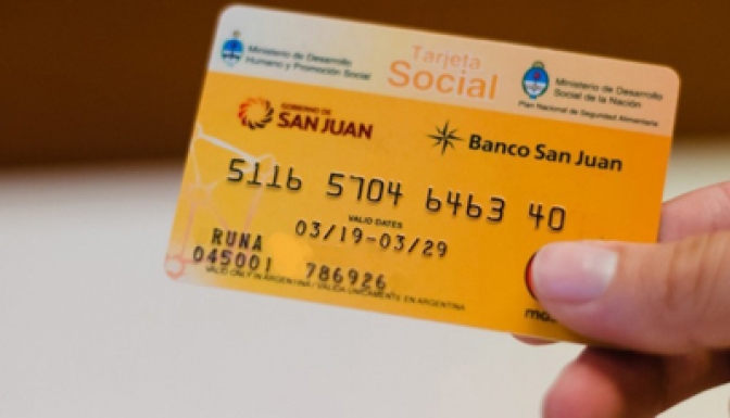 El Gobierno depositó la Tarjeta Social correspondiente al mes de octubre