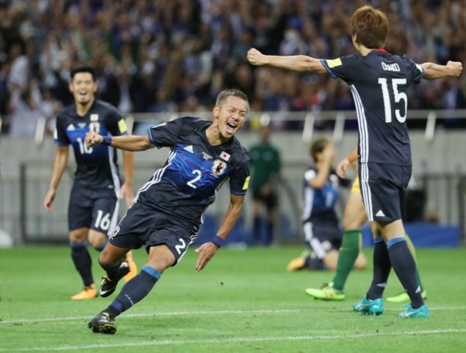 Selección de Japón se clasifica para el Mundial Rusia 2018