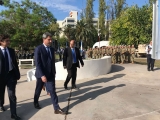 Uñac homenajeó a los caídos en Malvinas