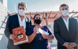 Uñac entregó viviendas e inauguró un centro de salud en San Martín