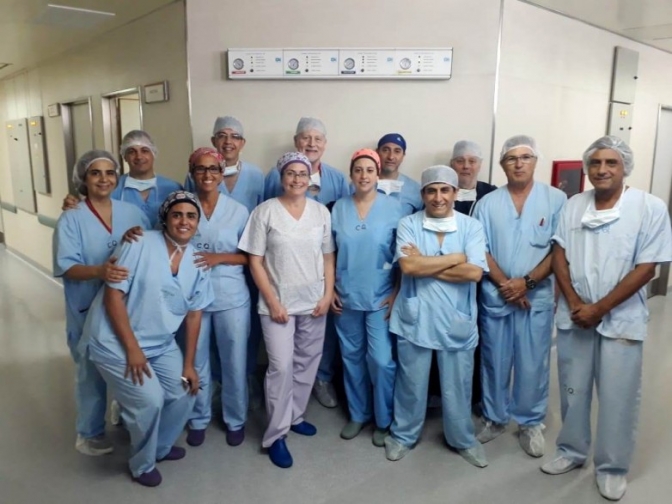 Se realizaron dos trasplantes simultáneos en el Hospital Rawson