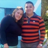 Walter Piris y la hija de Roger Terán