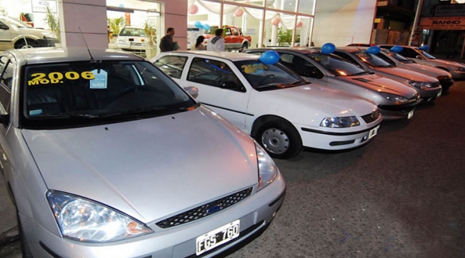 Ventas de autos usados con una baja del 16,2 por ciento