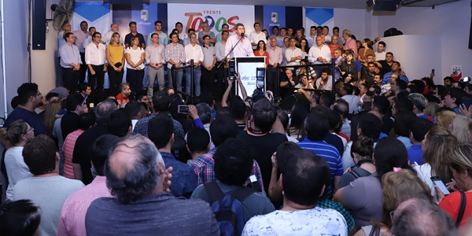 El gobernador Uñac habló tras los comicios: “Acá hemos ganado todos”