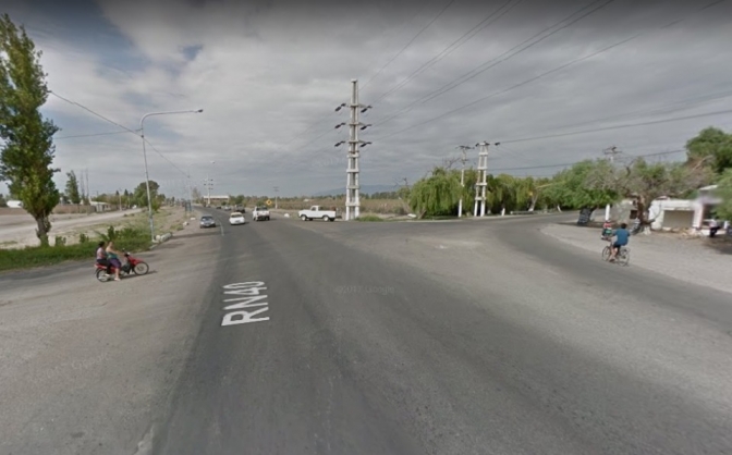 Desvío en RN 40, acceso Norte a San Juan