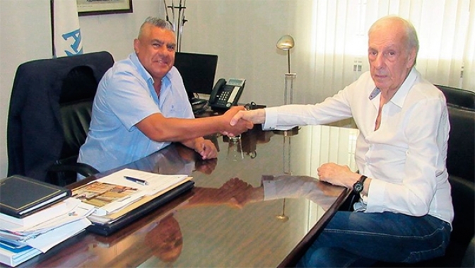 Menotti y Tapia, juntos por el proyecto de la &quot;Selección local&quot;