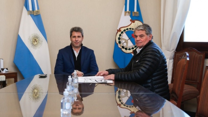 El gobernador recibió al presidente del Colegio de Médicos Veterinarios de la provincia