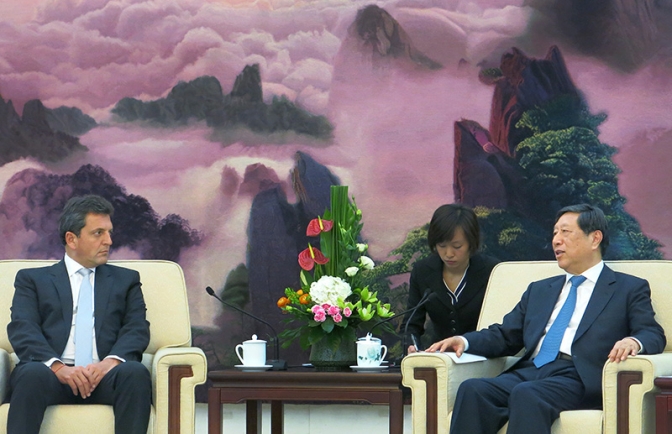 Massa junto a Zhang Ping