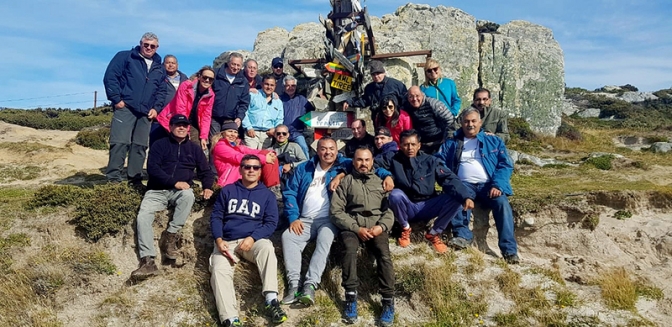 La delegación sanjuanina ya recorre las Islas Malvinas