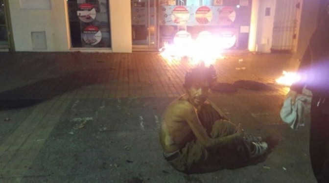 Prendieron fuego a un indigente en pleno centro de Mendoza
