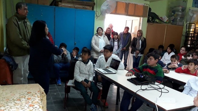 Escuelas de Valle Fértil fueron capacitadas para trabajar en acciones contra el mosquito