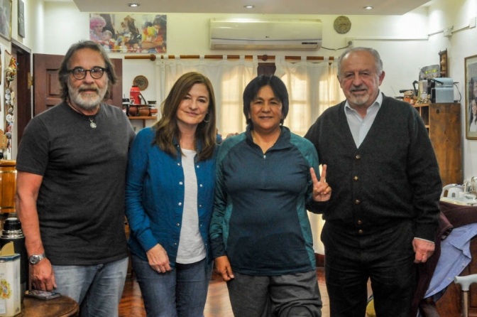 Hugo Yasky y Estela Díaz visitaron a Milagro Sala y criticaron su &quot;encarcelamiento ilegal&quot;