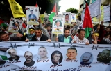 Paro general de los palestinos en apoyo a huelguistas de hambre