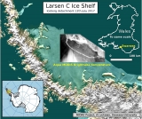 Iceberg gigantesco en la Antártida: un billón de toneladas