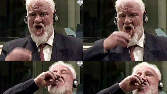 Muere el bosniocroata Praljak tras ingerir &quot;veneno&quot; en el juicio