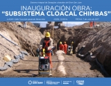 Inauguraci&oacute;n obra Subsistema cloacal Chimbas