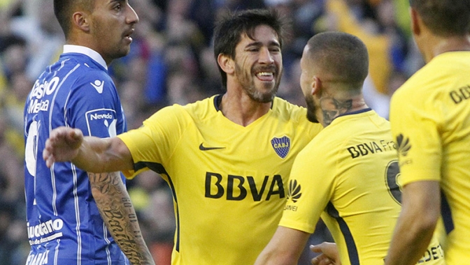 Boca goleó a Godoy Cruz como local