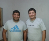 Matías Luna (Bioquímico) y Pedro Lucero (Ingeniero)