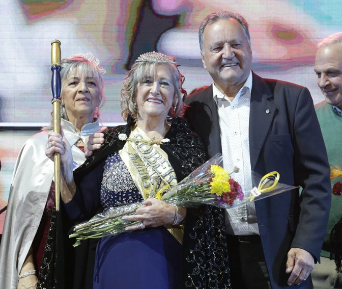 María Mercedes Pérez fue elegida reina del Adulto Mayor 2019