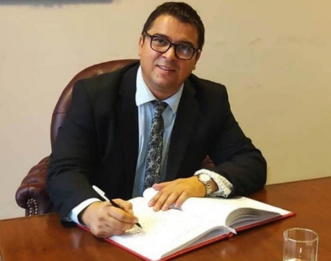 Senador provincial del PJ Ariel Omar Rosendo