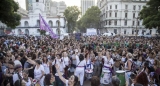 Miles de mujeres colmaron la Plaza de Mayo