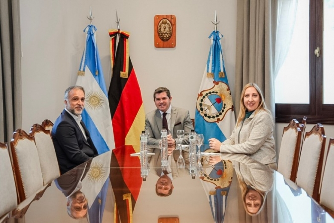 Orrego recibi&oacute; al c&oacute;nsul honorario de Alemania y analizaron oportunidades de cooperaci&oacute;n para San Juan