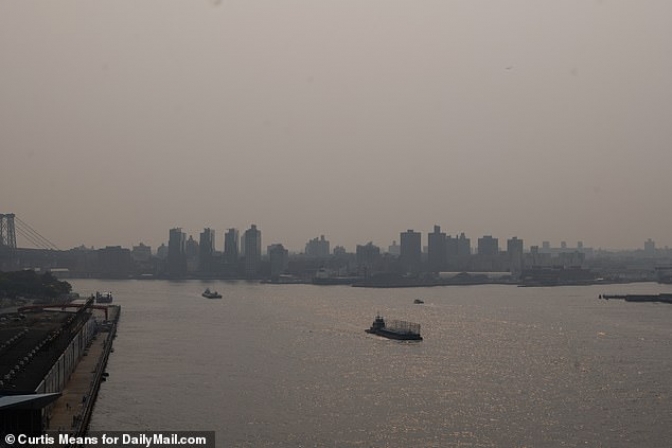 Incendios en el oeste de Estados Unidos cubren de humo la ciudad de Nueva York