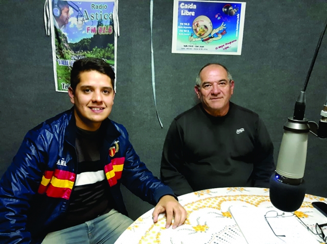 Rodrigo Castro en el programa &quot;Caida Libre&quot; Valle Fértil