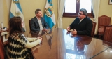 Autoridades del sindicato minero visitaron al gobernador Sergio Uñac