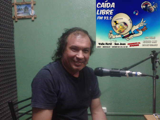 Quito Vega en el programa &quot;Caida Libre&quot; en la 93.5