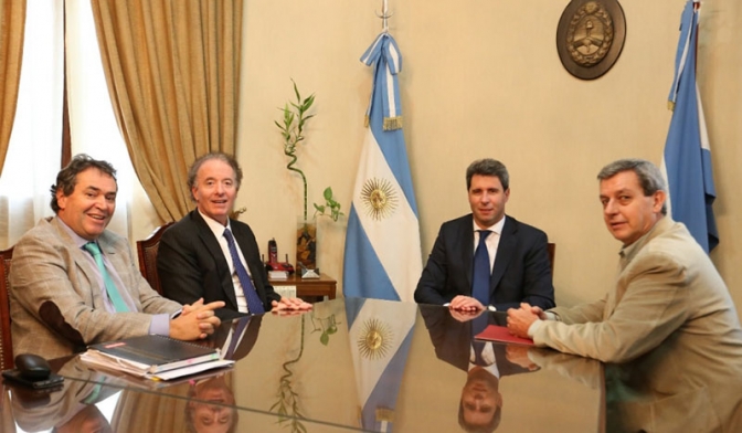 Reunión con el nuevo presidente del Banco San Juan