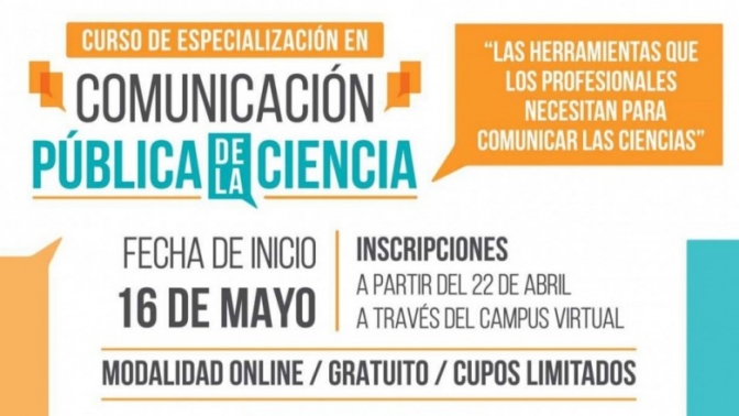 Curso de Especialización sobre Comunicación Pública de la Ciencia