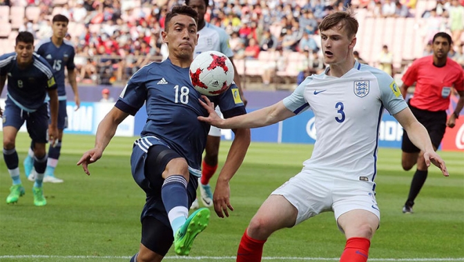 Mundial Sub 20: Argentina cayó ante Inglaterra en el debut