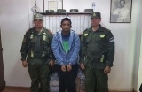 El sindicalista Sebastián Canale, al ser detenido por gendarmería
