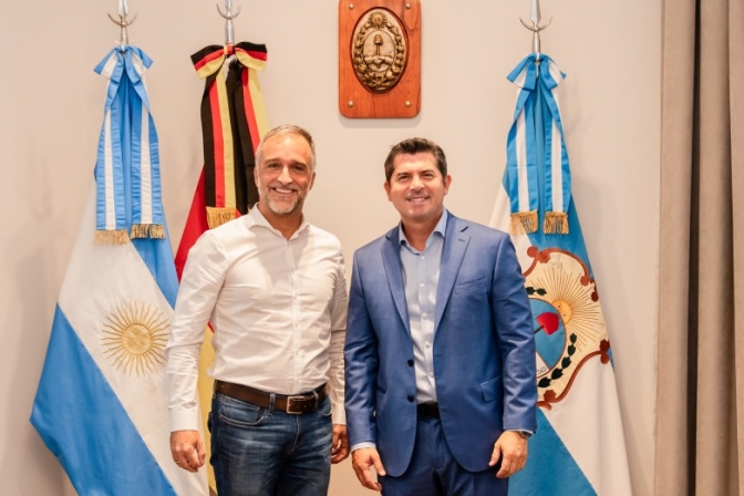 Fortalecimiento de alianzas estrat&eacute;gicas: Orrego recibi&oacute; al c&oacute;nsul de Alemania en Mendoza